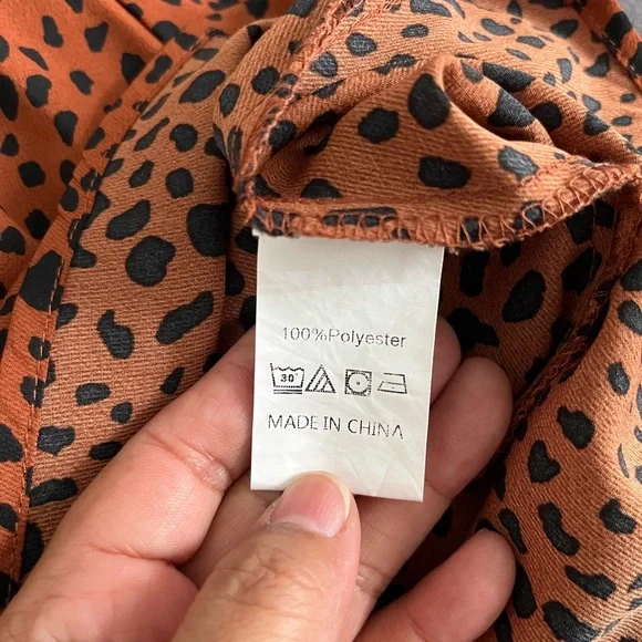 Gorgeous tiered animal print dress - Picture 8 of 9